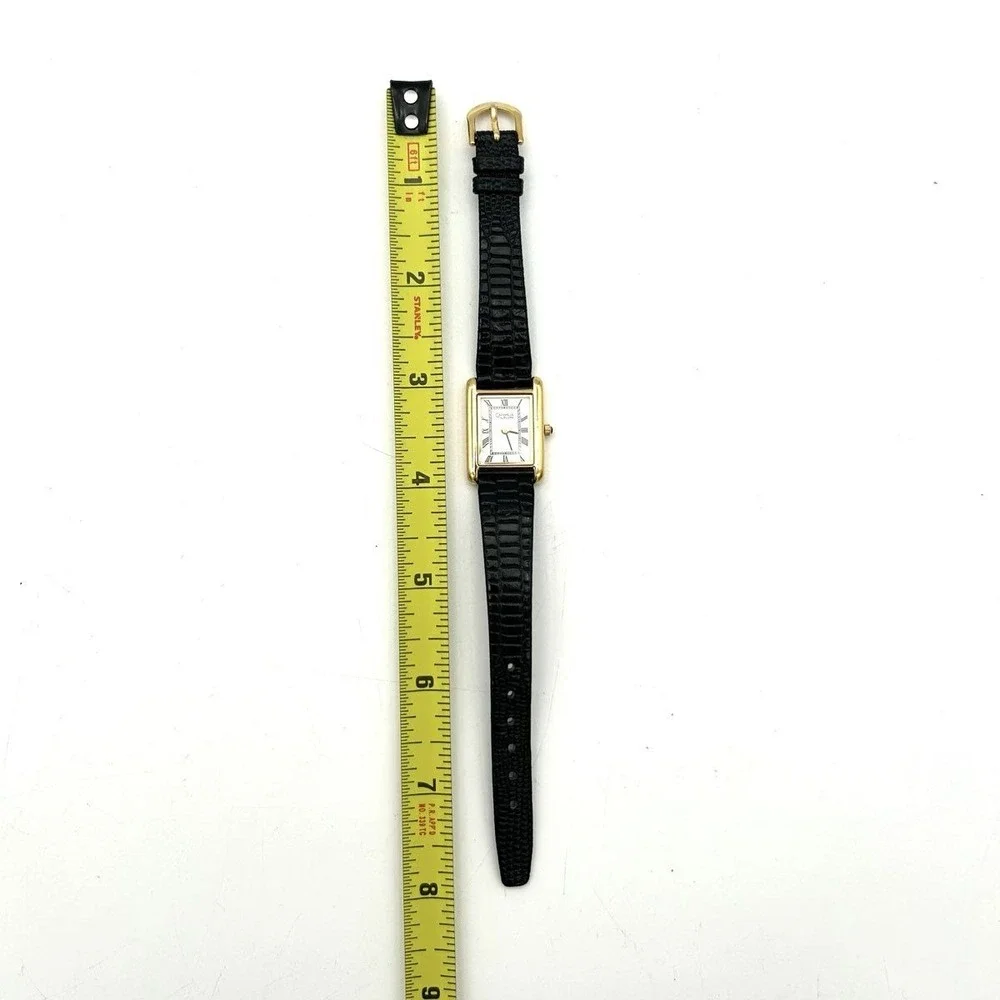 Caravelle by Bulova Women's Gold Tank Watch Vintage Y2K Roman Numeral Quartz